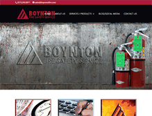 Tablet Screenshot of boyntonfire.com